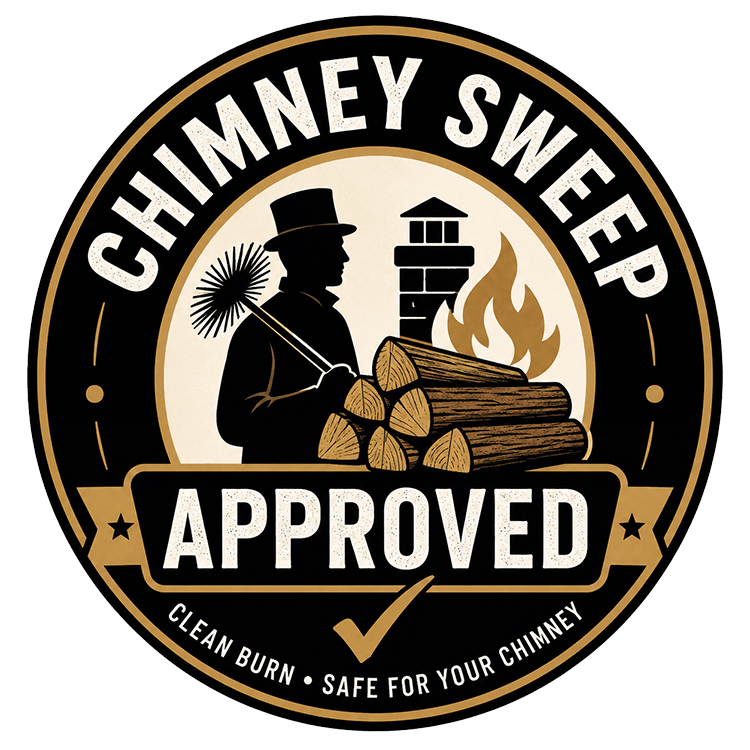 Our logs are Chimney sweep approved for cleaner burning