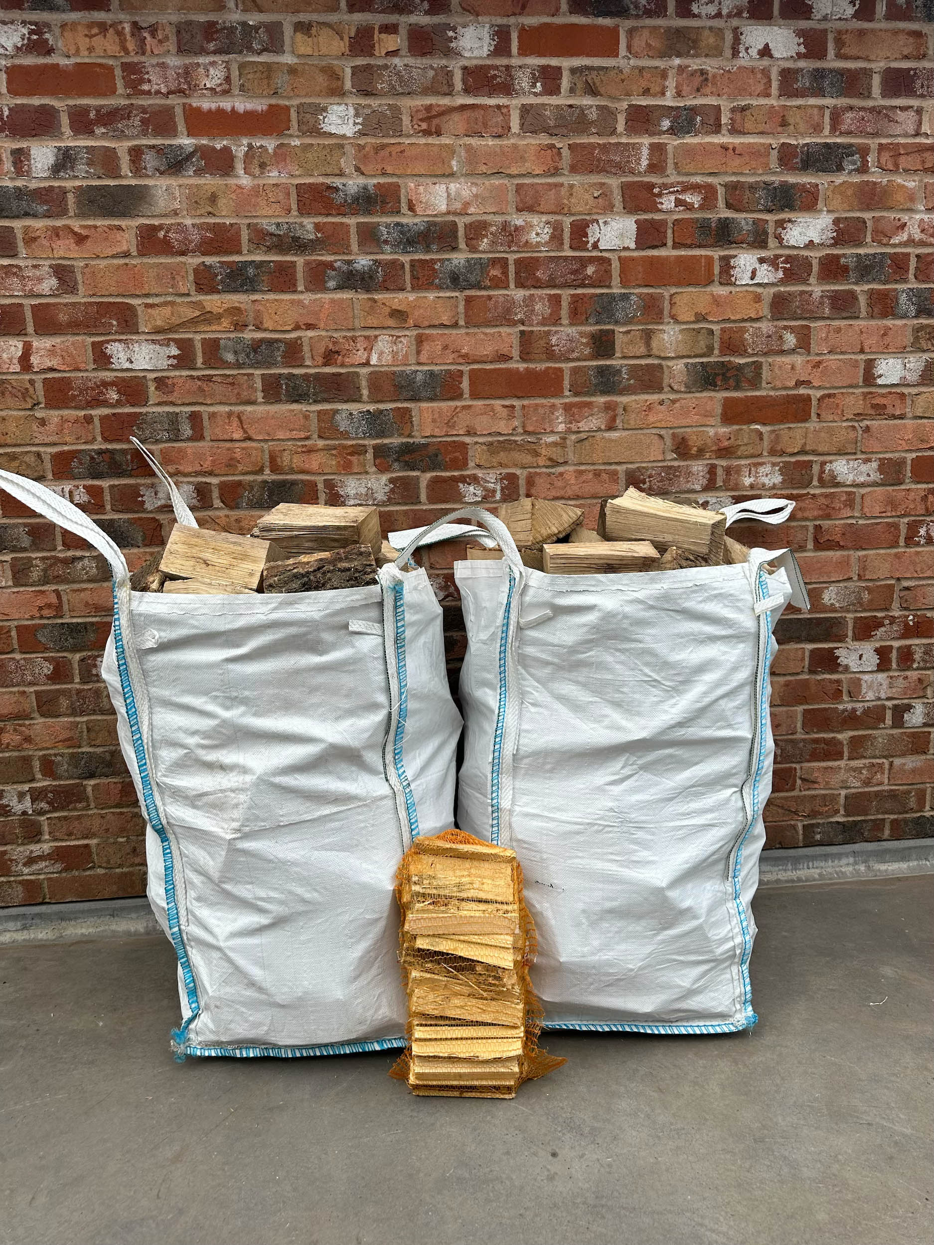 2 Sack Truck Bags of Logs - Package of Kiln Dried Logs and firewood